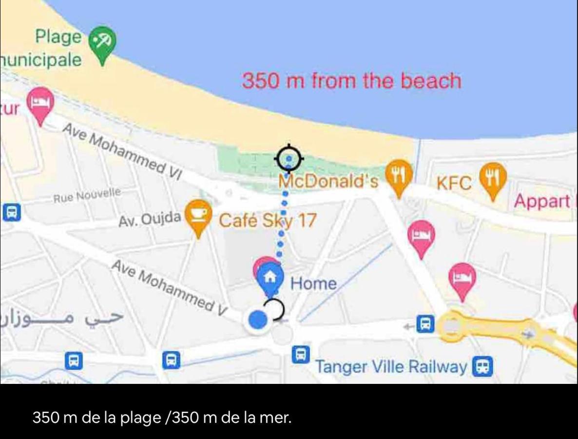 Joli Studio Vue Sur Mer - Gare Tgv Tangier Exterior photo